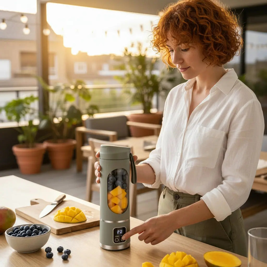 High-end Home Ice Crushing Juicing USB Charging Portable Blender Outdoor Traveling Velorakitchen